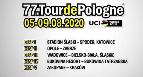 77. Tour de Pologne w Telewizji Polskiej (plan transmisji)