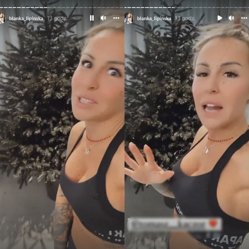 Blanka Lipińska ekscytuje się czarną choinką w nowym mieszkaniu