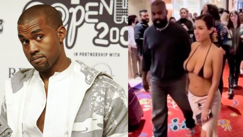 Kanye West w towarzystwie żony