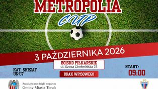 Najmłodsi piłkarze z całej Metropolii zagrają w Toruniu. Powalczą o Metropolia Cup
