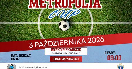 Najmłodsi piłkarze z całej Metropolii zagrają w Toruniu. Powalczą o Metropolia Cup