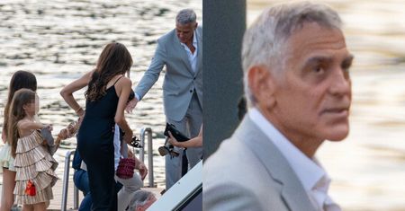 Eleganccy George i Amal Clooneyowie przybyli nad jezioro Como. Towarzyszyły im 9-letnie DZIECI! (ZDJĘCIA)