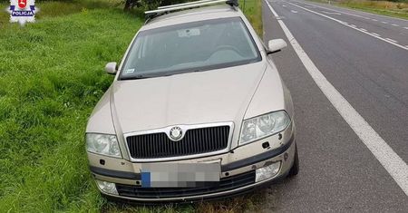 Kradzionym samochodem usiłował ukraść folię. Za kierownicą pijany 15-latek