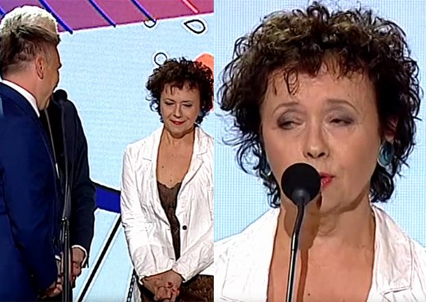 Szczepkowska odbierając nagrodę od TVP: "Żadne nagrody nie naprawią szkody, jakie nam funduje rząd, co PAŃSTWO PSUJE"