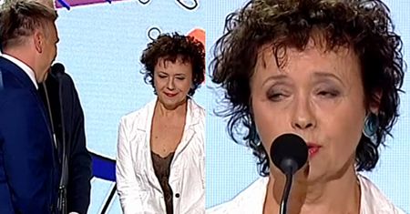 Szczepkowska odbierając nagrodę od TVP: "Żadne nagrody nie naprawią szkody, jakie nam funduje rząd, co PAŃSTWO PSUJE"