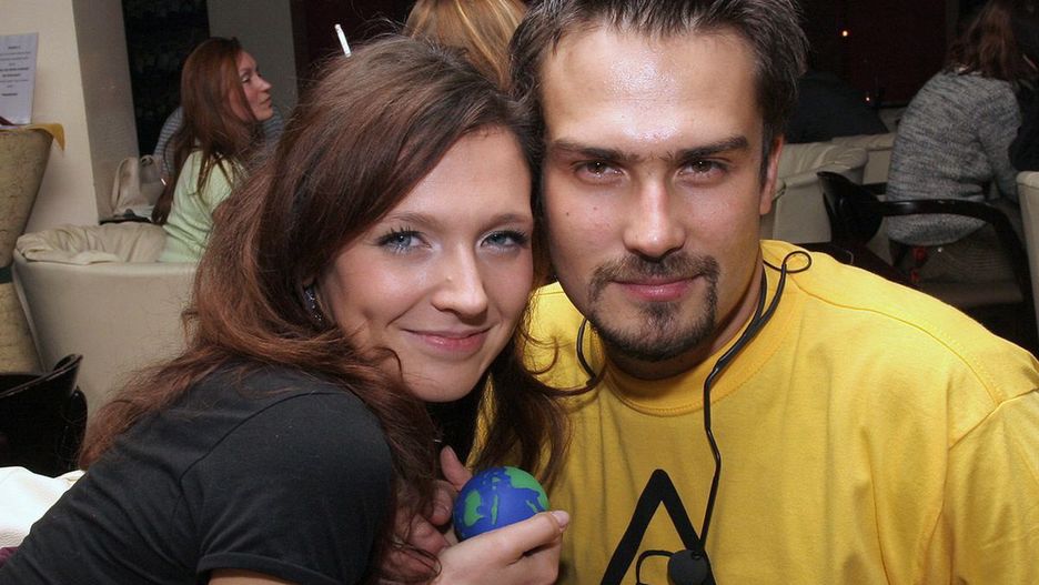 Andżelika Piechowiak i Michał Lesień, 2005 r.

