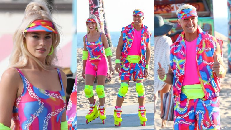 Margot Robbie i Ryan Gosling szaleją na rolkach jako Barbie i Ken