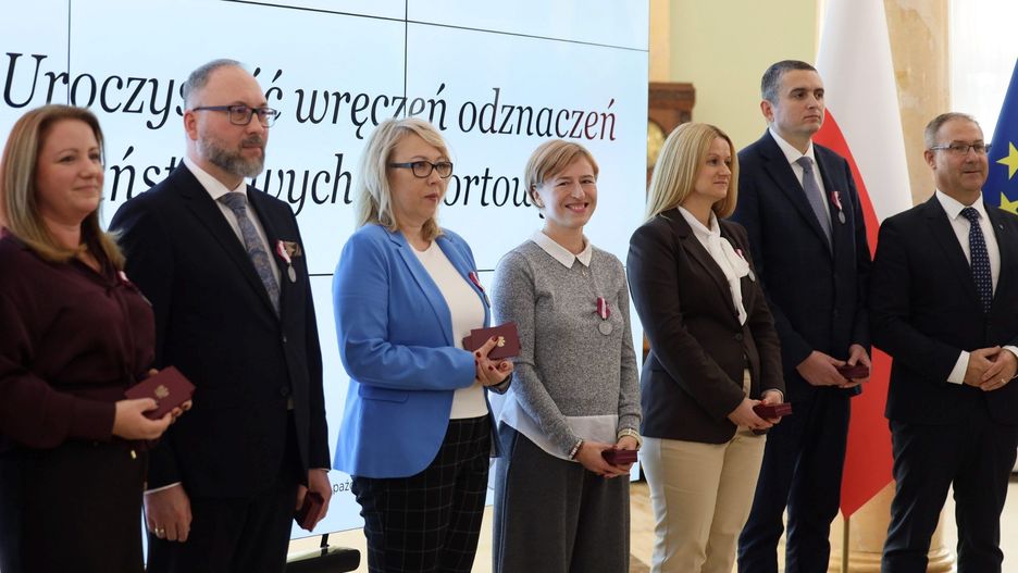 Wręczenie odznaczeń państwowych i resortowych w LUW
