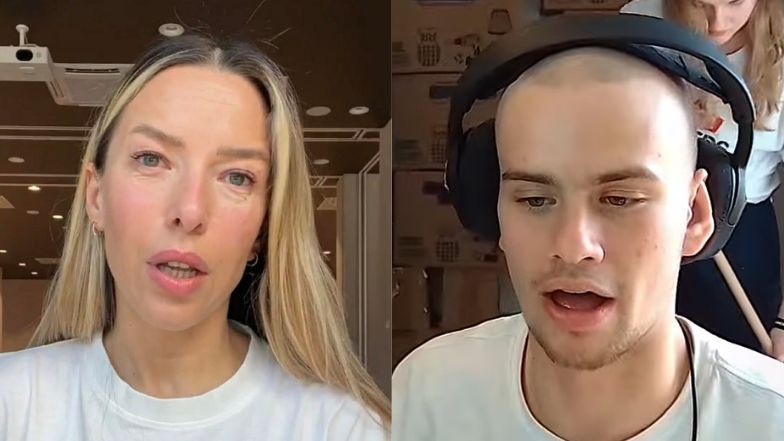 Ewa Chodakowska na transmisji u Łatwoganga 