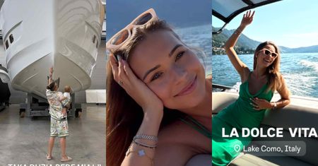 Sandra Kubicka zrzuciła bikini i TOPLESS dała nura do jeziora podczas wakacji z Baronem: "La dolce vita"