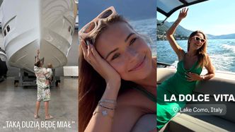 Sandra Kubicka zrzuciła bikini i TOPLESS dała nura do jeziora podczas wakacji z Baronem: "La dolce vita"