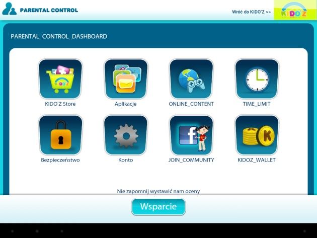 Yarvik Junior Tablet kontrola rodzicielska