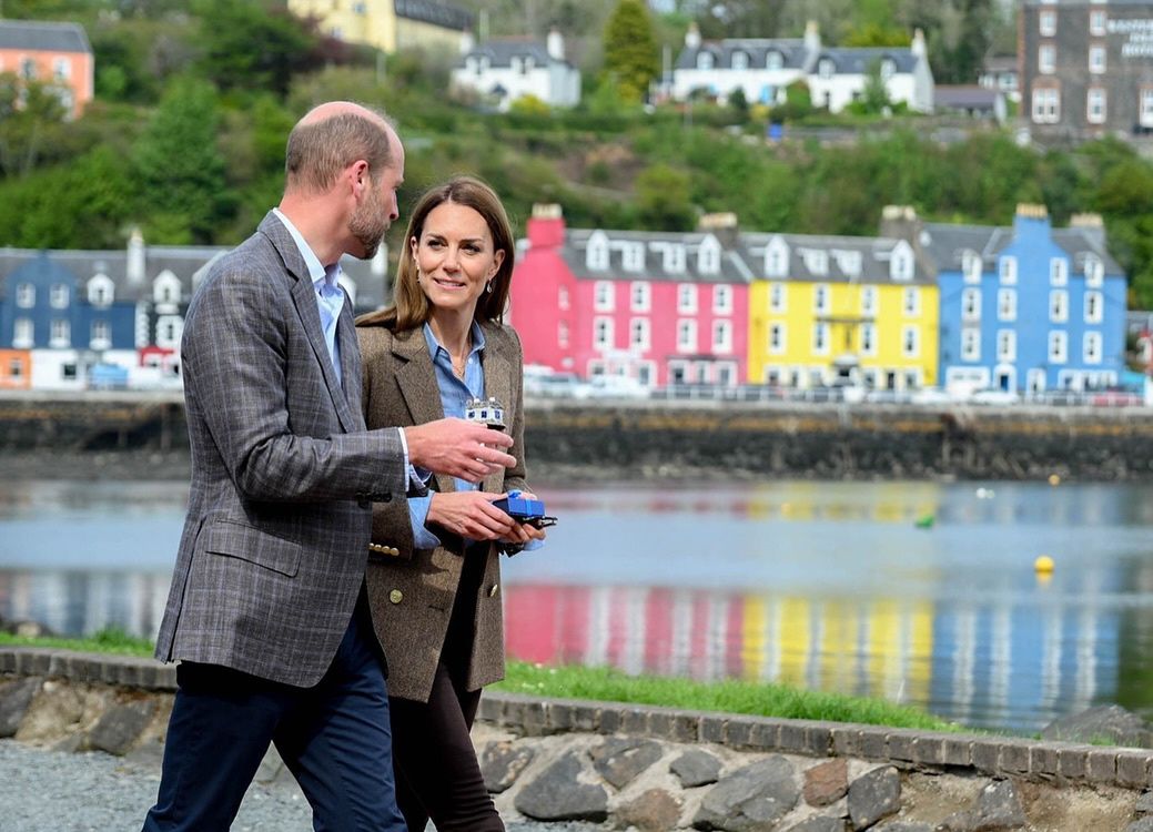 Książę William i księżna Kate podczas wizyty na wyspie Mull