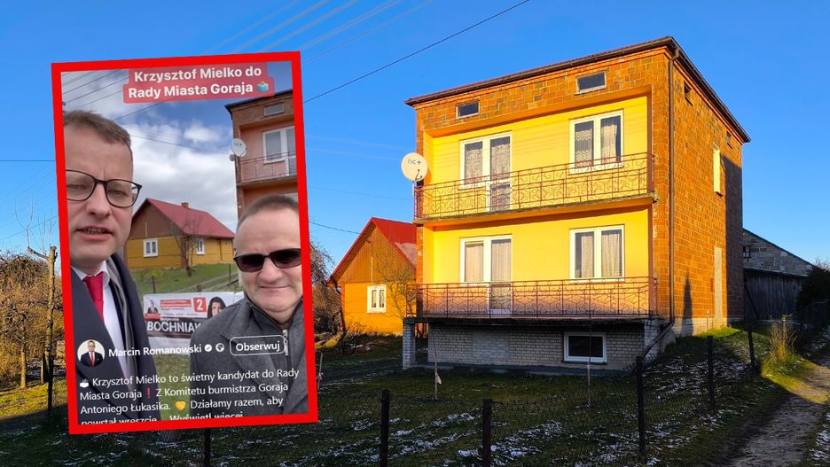 Dom, w którym miał mieszkać Marcin Romanowski w Gilowie