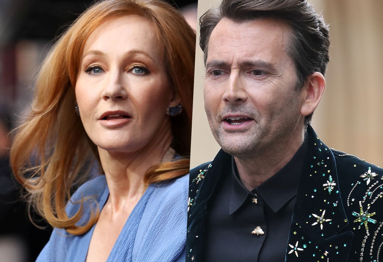 J.K. Rowling hits David Tennant