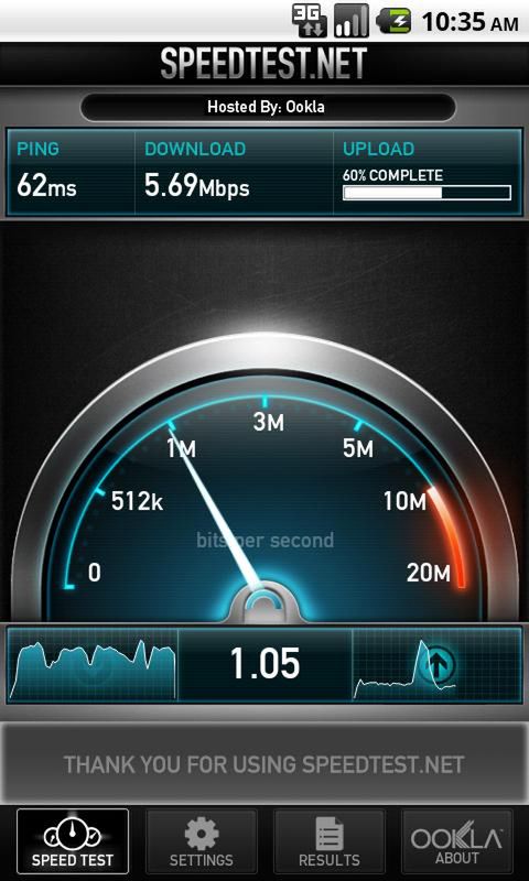 Całkiem nowy Speedtest.net w Markecie, podobny do wersji dla iOS 1