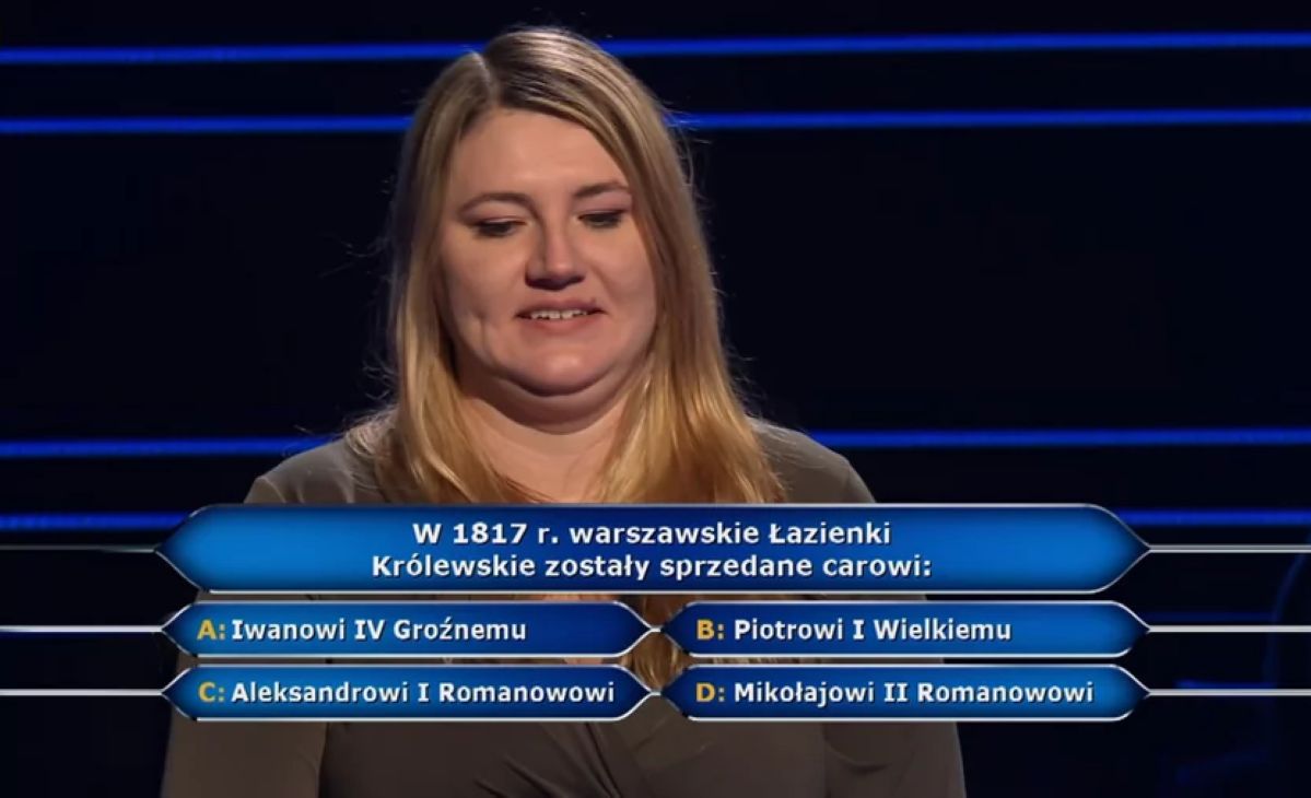 "Milionerzy": usłyszała pytanie i zadzwoniła do męża. Waln�ął prosto z mostu