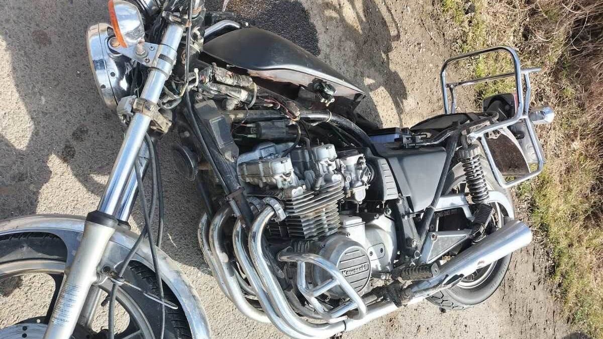 Pijany motocyklista próbował uciec policji