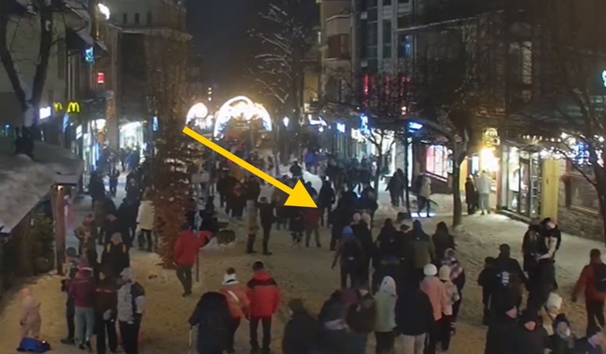 Krupówki totalnie oblężone. Była godz. 18:40. Tak wygląda Zakopane