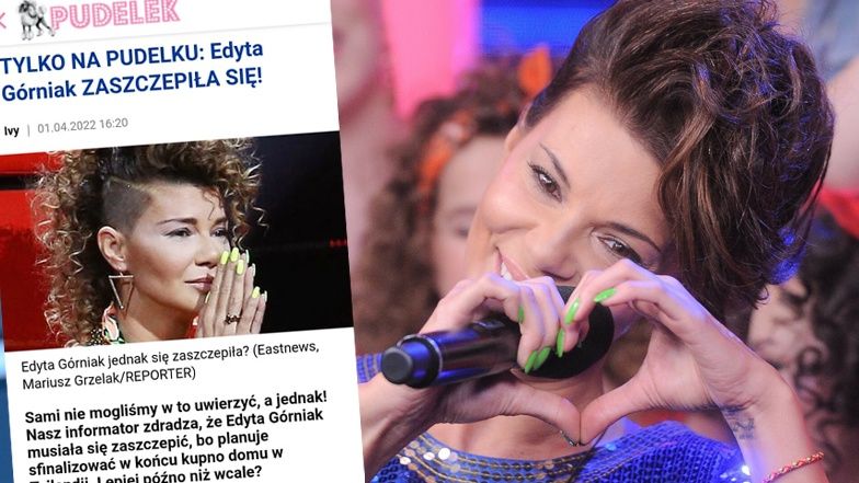 Edyta Górniak REAGUJE na nasz primaaprilisowy żart 