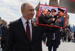 Dziwne zachowanie Putina na defiladzie. Nagle złapał dowódcę za rękę