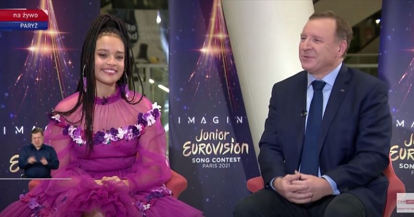 Eurowizja Junior 2021. Jacek Kurski zachwala występ Sary Egwu-James