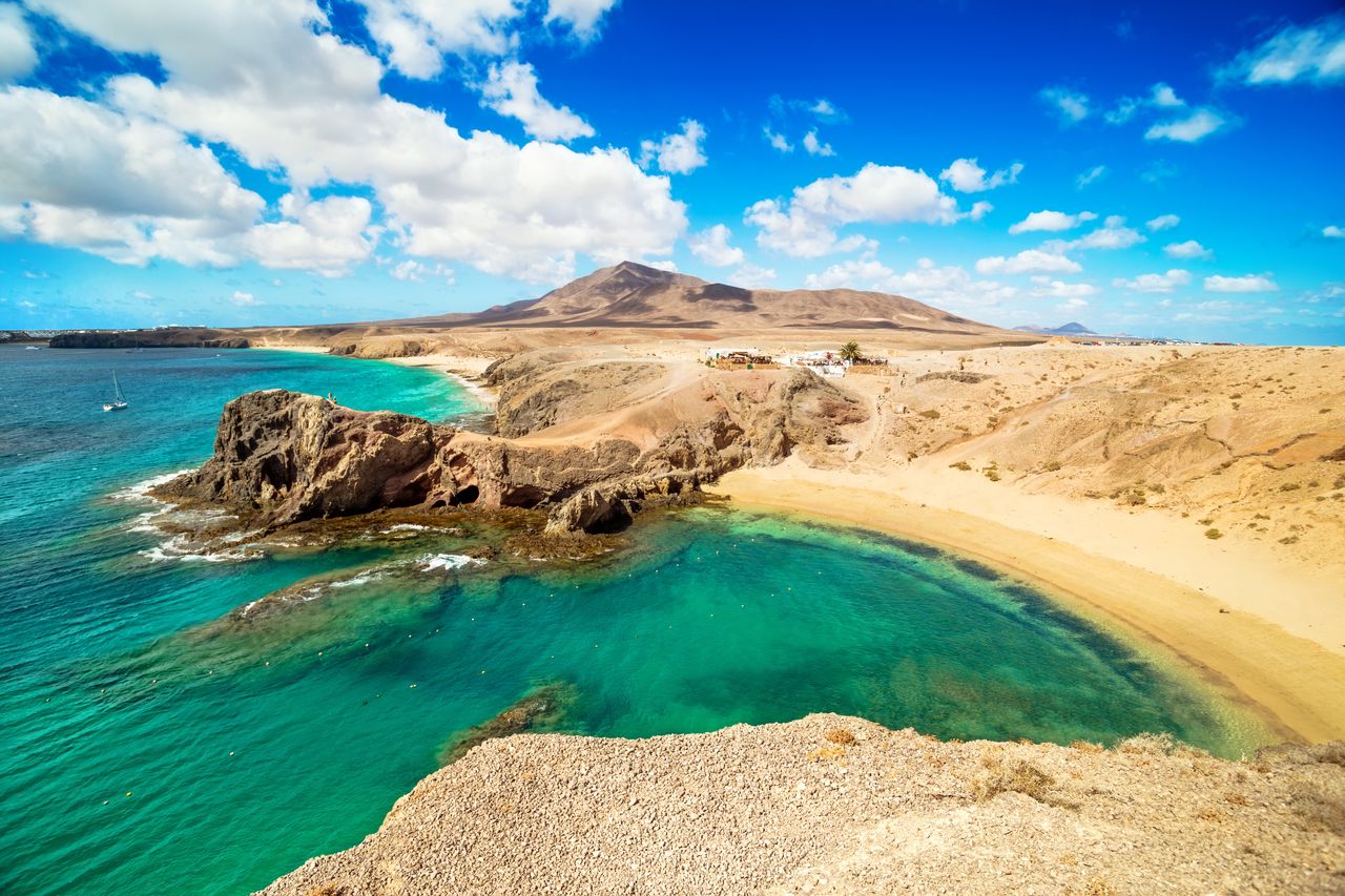 Plaża Papagayo na Lanzarote