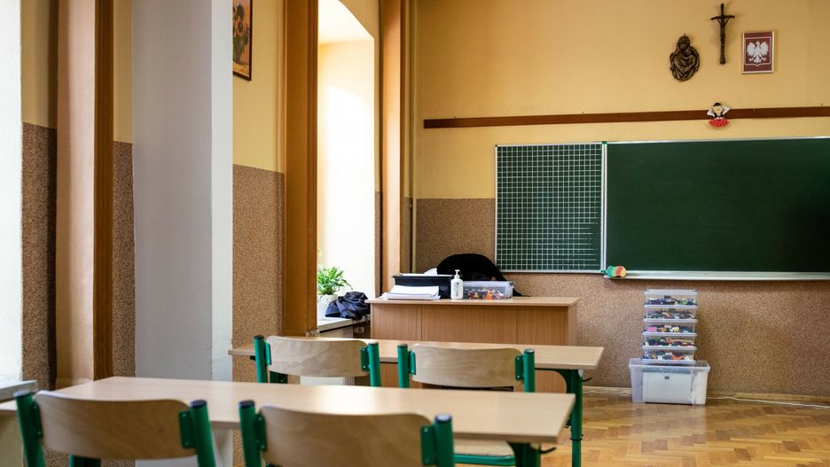 East News archiwumFot. Karol Porwich/East News, Czestochowa, 19.01.2022. Pusta klasa w Publicznej Szkole Podstawowej.KAROL PORWICH