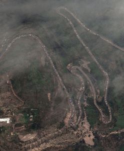 Uciekają korytarzem laczyńskim. Widać to na zdjęciach satelitarnych