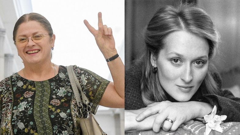 Krystyna Pawłowicz chwali się zdjęciem z młodości