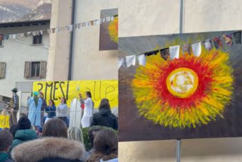 Nie widzieli słońca od listopada. Trydent świętuje