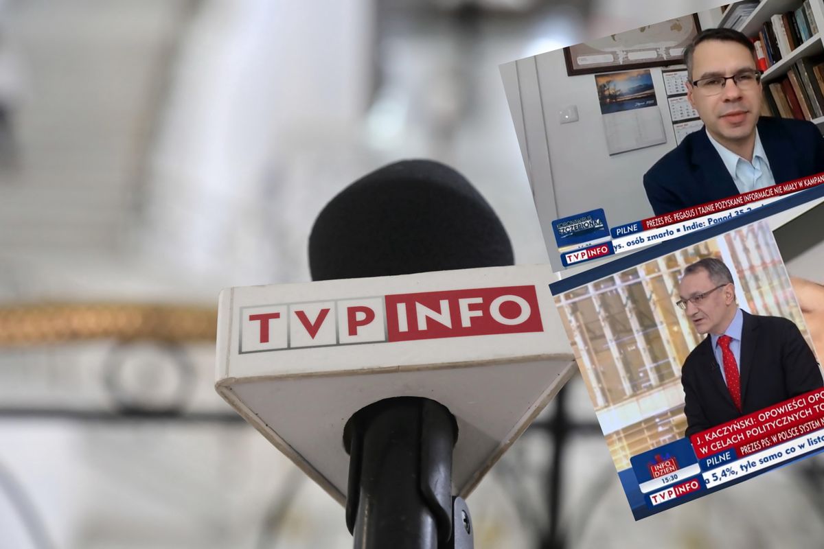 Komentatorzy TVP Info w sprawie Pegasusa krytykują opozycję i bronią rządu 