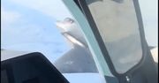 Bliskie spotkanie F-35 i Su-35. Wszystko zarejestrowała kamera