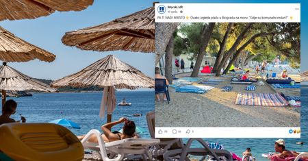 "O 7:30 rano cała plaża zajęta". Turyści mają dość. Pokazali zdjęcia z Chorwacji