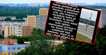 Młode kobiety na celowniku. Mężczyzna w mundurze sieje postrach