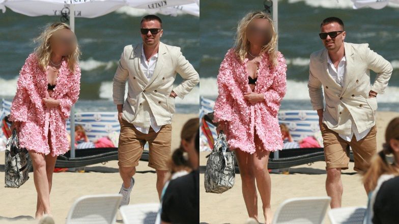 Marcin Hakiel relaksuje się w Sopocie wraz z ukochaną