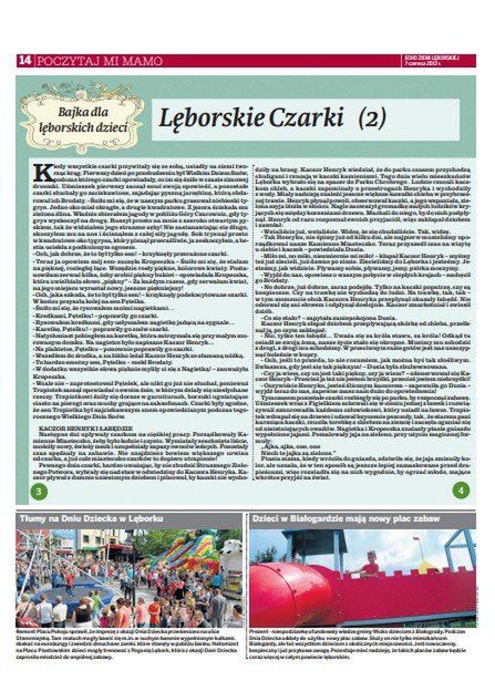 &#34;Lęborskie Czarki&#34; publikowaliśmy w &#34;Echu Ziemi Lęborskiej&#34;