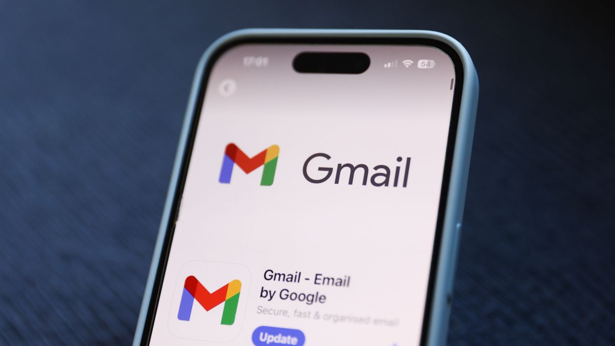 Gmail on App Store is seen in this illustration photo taken in Poland on June 29, 2024. (Photo by Jakub Porzycki/NurPhoto via Getty Images)