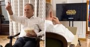 Tusk opublikował nietypowe nagranie. "Niech moc będzie z Wami"