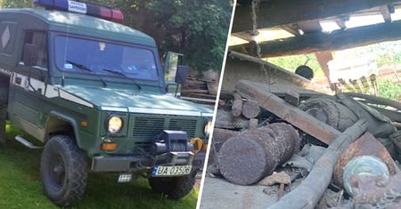 Nie miał pojęcia, co trzyma w stodole. Do akcji wkroczyli saperzy