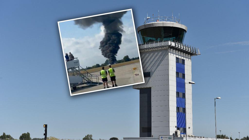 Na lotnisku Southend pod Londynem rozbił się samolot