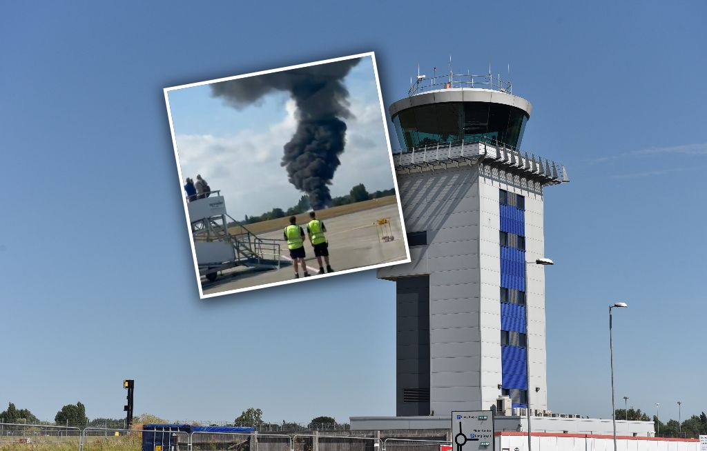 Na lotnisku Southend pod Londynem rozbił się samolot