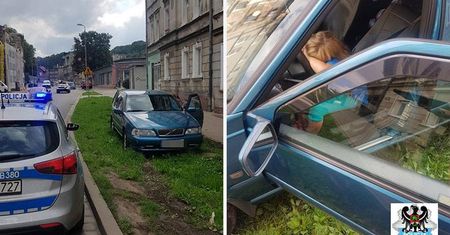Zabrała tacie kluczyki, kiedy on spał. 7-latka wsiadła do auta, zapięła pasy i odjechała