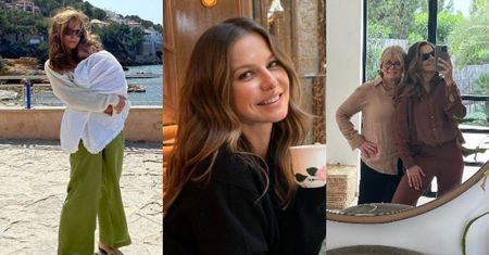 Anna Lewandowska żegna się z Majorką porcją wakacyjnych zdjęć: spacery z córkami, zdjęcie z mamą, fotka w bikini (ZDJĘCIA)