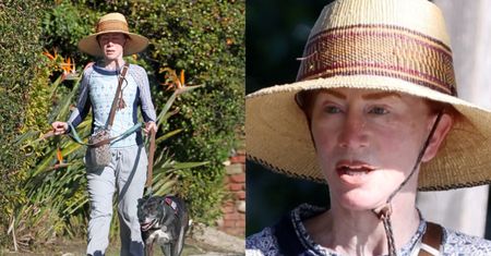 Kathy Griffin i jej pozbawione make-upu lico po trzecim LIFTINGU spacerują z psem (ZDJĘCIA)