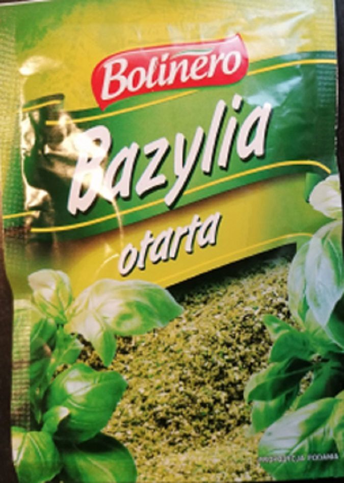 Uwaga na suszoną bazylię Bolinero. Część partii produktu została wycofana ze względu na wykrycie bakterii Salmonella