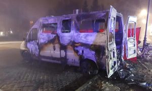 Wybuch w kamperze w Łebie. Dwie osoby w szpitalu