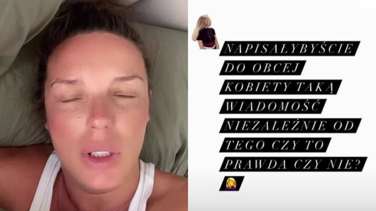 Agnieszka Włodarczyk ubolewa nad treścią wiadomości od fanki