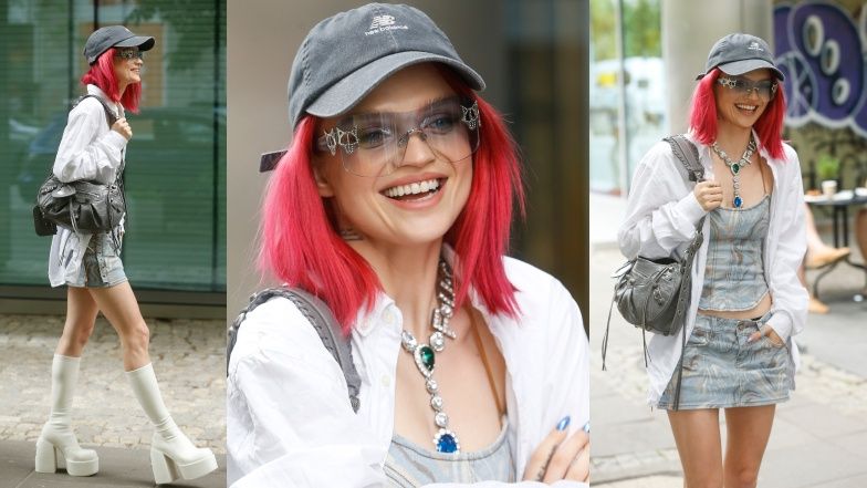 Margaret przed studiem "Dzień dobry TVN"