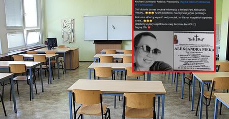 Nie żyje 44-letnia nauczycielka Aleksandra Piekara. "Ogromna strata"